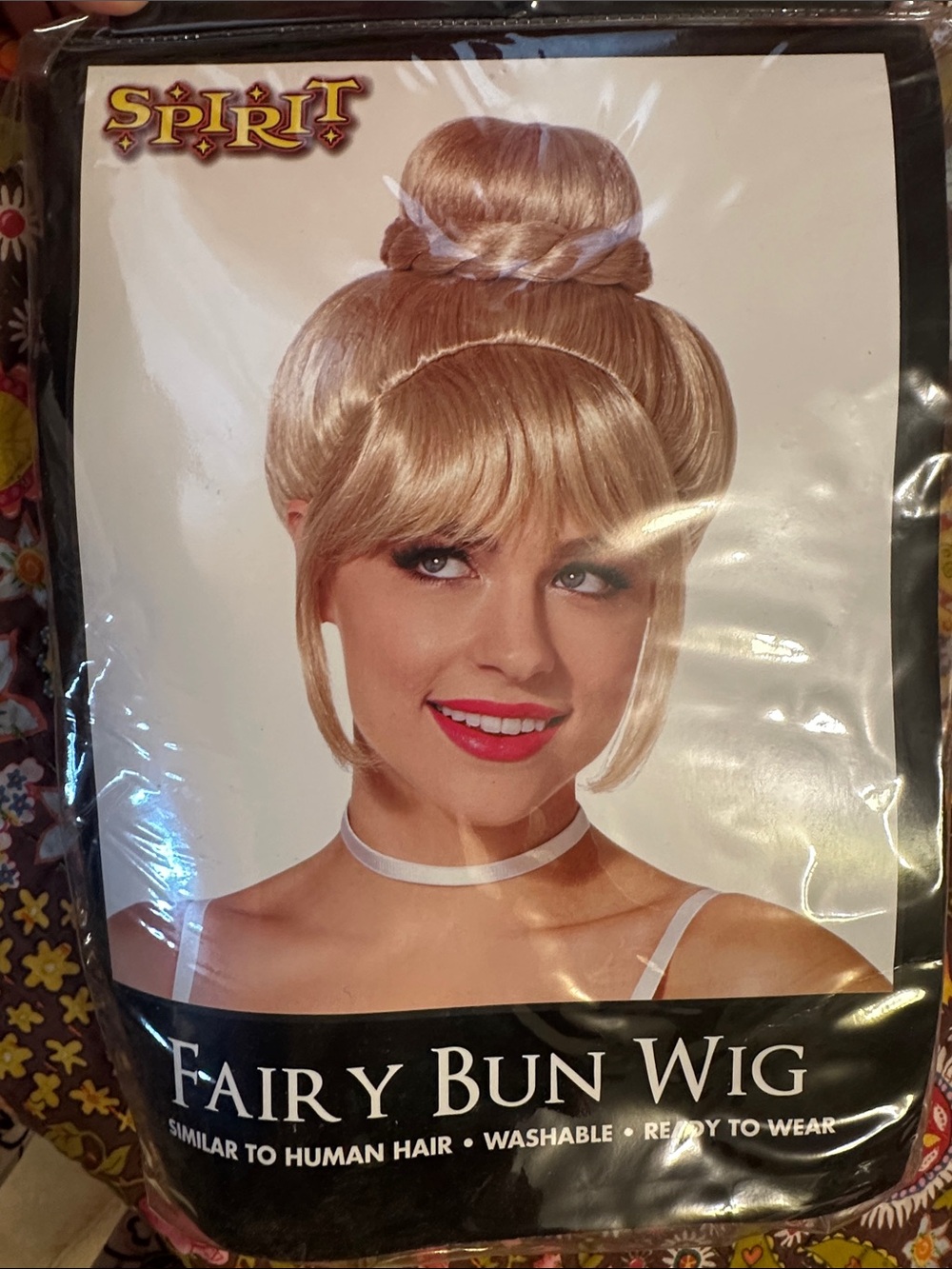 Spirit Fairy Bun Wig - Blonde